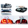 Diederichs KIT ESTETICO Paraurti + Minigonne + Fari Ant/Post LOOK R20 GOLF 6 VI (08-12)