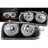 Tuning Tec Coppia Fari Fanali Anteriori Tuning GOLF 3 III 1991 - 1997 ANGEL EYES Nero