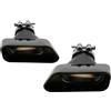 KITT Professional Exhaust Systems Terminali scarico BMW 5 Sedan Touring F10 F11 F18 550i V8 LCI Square Look