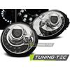 Tuning Tec Coppia fari Fanali Anteriori Tuning NEW BEETLE (10.1998-05.2005) LED+H7 Cromati