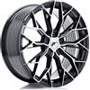 Jr Wheels Un cerchio JR Wheels JR49 19x8,5 ET20-45 5H CUSTOM Nero lucido Faccia lavorata