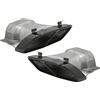 KITT Professional Exhaust Systems Scarico marmitta per Mercedes A W176 12-18 CLA W117 C117 A45 CLA45 Look Nero