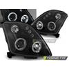 Tuning Tec Coppia Set Fari Fanali Anteriori Tuning SWIFT 2005-2010 ANGEL EYES Nero