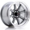 Jr Wheels Un cerchio Japan Racing Wheels JR19 14x8 ET-13 4x100/114 Gun Metal con bordo