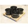 Jr Wheels Set di JR37 20x9 ET35 + 20x10,5 ET40 5x114,3 Nero lucido