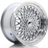 Jr Wheels Un cerchio JR JR9 16x8 ET25 4x100/108 Argento con bordo lavorato e