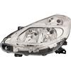 Diederichs Faro anteriore sx CLIO 09-12 cromato TYC H7/H7 motor reg el 7701072004