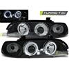 Tuning-Tec Fari anteriori Angel Eyes neri per BMW E39 95-03 -LPBM29