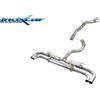 INOXCAR Tubo Centrale Diretto + Terminale silenziatore sport + Valvole RSQ3 F3 2.5 400cv