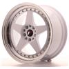 JAPAN RACING Un Cerchio in Lega Personalizzato Japan JR6 18x9.5 ET22 5x114.3/120 Bianco