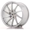 JAPAN RACING Un Cerchio in Lega Japan Racing JR36 18x9 ET45 5x112 Spazzolato Argento