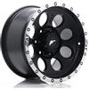 Jr Wheels Cerchi JR Wheels JRX4 16x9 ET-10 6x114.3 Nero opaco con bordo lavorato