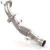 Ragazzon DOWNPIPE tubo di scarico libero Gr. N Ford Focus Mk3 (typ