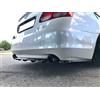 MAXTON DESIGN SPLITTER POSTERIORE CENTRALE Lexus GS 300 Mk3 Facelift (con barre verticali)