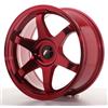 japan racing Un Cerchio in Lega Personalizzato Japan Racing JR3 17x8 ET35 Rosso Platino