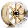 Jr Wheels Un cerchio JR JR19 14x7 ET0 4x100/114 Oro con bordo lavorato
