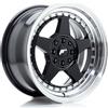 Jr Wheels Un cerchio JR Wheels JR6 16x8 ET25 4x100/108 Nero lucido con bordo