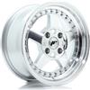 Jr Wheels Un cerchio JR Wheels JR6 15x7 ET25 4x100 Silver Machined Face