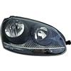 Diederichs Faro fanale anteriore sinistro GOLF 5 03-08 nero HELLA H7+H7 con motorino