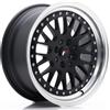 Jr Wheels Un cerchio JR Wheels JR10 16x7 ET30 4x100/108 Nero opaco con bordo