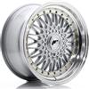 Jr Wheels Un cerchio JR JR9 17x8,5 ET20 4x100/114 Argento con bordo lavorato
