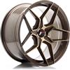 Jr Wheels Un Cerchio in Lega JR JR34 19x9,5 ET35-40 5H PERSONALIZZATO Bronzo Platino
