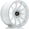 Jr Wheels Un cerchio in lega Japan Racing JR11 15x8 ET25 doppia foratura 4x100/108 Bianco