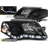 Tuning-Tec Fari anteriori diurni neri per VW Passat B6 3C 03.05-10 -LPVWC2