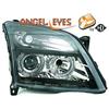 Diederichs Coppia fari fanali anteriori TUNING VECTRA 02-05 nero con anelli ANGEL EYE