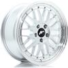 Jr Wheels Un cerchio JR Wheels JR23 17x7,5 ET40 5x114,3 Argento iper w/ Labbro lavorato