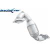 INOXCAR DOWNPIPE tubo di scarico libero con catalizzatore metallico sportivo 1 CAT -