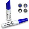 SD COLORS 12 ml Vernice Ritocco con Pennello e Vernice Trasparente - Polar Silver (761) - Compatibile con Mercedes - Riparazione di Graffi, Scheggiature e Verniciatura