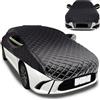 Gaoxianglin Mezza Telo Copriauto Auto Antigrandine per Toyot Yaris Cross Hybrid 2021-2025 Copertura auto Impermeabile, Copriauto Imbottito A Resistente Alla Grandine(Black,per Toyot Yaris Cross Hybrid 2021-2025)
