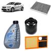 OP Kit tagliando 3 filtri + 4L olio Q8 5W30 per Seat Ibiza 1.4 benzina 2008-2017