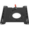 Aangeebone Base girevole per sedile auto, piastra girevole a 360 gradi, piastra girevole, per furgoni, camper, robusta, stabile, durevole, lato conducente, 46,5 x 46 cm