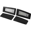 Motoforti Luce Targa A LED Per Mazda 3 14-18 2 Pezzi Plastica Nero | No.B45A51270, Dimensioni: 10.4x4.9x2.4cm, 12V, 3W, 6000K, Bianco, IP67, Lente PC, Facile Da Installare.