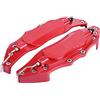 Outbit Copri pinza freno - 1 paio di copri pinze freno in alluminio per mozzo ruota 16in-17in medio (blu e rosso) (Colore : Red)