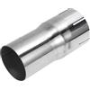 Motoforti Riduttore Concentrico Curva Di Scarico A Manicotto Da 2.25 OD A 2.5 OD Adattatore Tubo Acciaio Inox 201 Lunghezza 5 Pollici Colore Argento