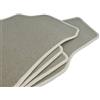 Motohobby Set di 4 tappetini in velluto beige scuro per Volvo V50 / S40 II / C30 (2004 - 2012) - su misura