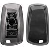 kwmobile Custodia Compatibile con BMW con 3 tasti controllo remoto - Cover Chiavi Auto Protezione Copri Telecomando - Copertina Chiave - Copertura Gommata Silicone TPU
