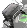 WILD HEART Borsa per la prenotazione del motociclo completamente impermeabile, universale di grande capacità 8l (coperchio trasparente nero)