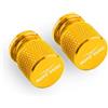 AHUTCYK Coprivalvole per motociclette Per Moto Guzzi V85tt V100 Mandello V7 Stone V85 V 9 Copristelo Coprivalvola Pneumatico In Lega Di Alluminio Airdust Accessori Moto CNC(Gold)