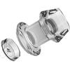 CIONIC Plug anale XXl Taglie Hollow Butt Plug Morbido Enorme Speculum Anale Prostata Ano SM Backyard Plug Anale SM Giocattoli Sessuali (XXL con tappo)