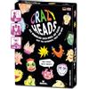 moses 90187 Crazy Heads, Il duello di Ricerca, Gioco di Ricerca Celeste con 32 Carte e più Varianti di Gioco, per 2-8 Giocatori dai 8 Anni in su, Giallo