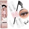 GEMERRY 2PCS Colla per Ciglia Lash Bond and Seal per Cluster Ciglia | Lunga Durata 48-72 Ore di Estensioni Delle Ciglia Impermeabili in Colla Adesiva 2 in 1 fai -da -te Colla a Casa