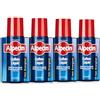 Alpecin Liquido di caffeina - 4 x 200 ml - Hair Energizer per la prevenzione della caduta dei capelli ereditaria negli uomini - per rafforzare la radice dei capelli
