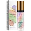 MEITREND Primer viso a tre colori, SPF 50 PA+++ Protezione solare e idratante Primer Makeup, 12H, impermeabile, controllo dell'olio, finitura opaca, per il viso, vegano e senza animali