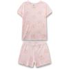 Sanetta 233756 Set di Pigiama, Colore: Rosa, 140 Bambine e Ragazze