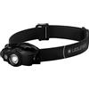 Ledlenser MH4 Lampada Frontale Ricaricabile, 400lm, Doppia Alimentazione