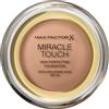 Max Factor Miracle Touch, Fondotinta Coprente con Acido Ialuronico, 080 Bronze, 12 ml